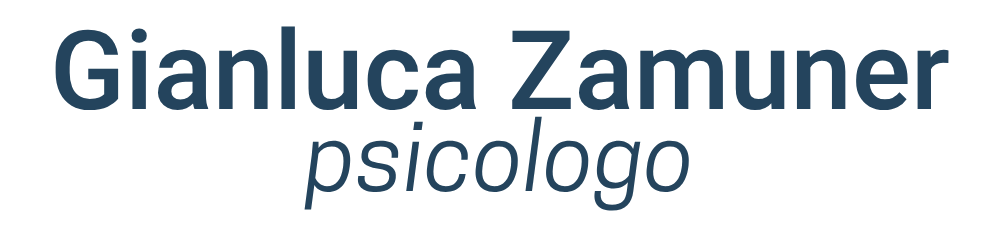 logo Gianluca Zamuner psicologo